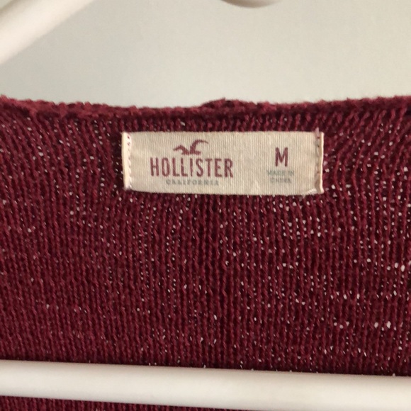Red/Burgundy Hollister coat. - Picture 3 of 3